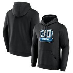 Carolina Panthers 30th Anniversary Pullover Hoodie - Black - NFL