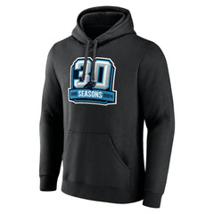 Carolina Panthers 30th Anniversary Pullover Hoodie - Black - NFL