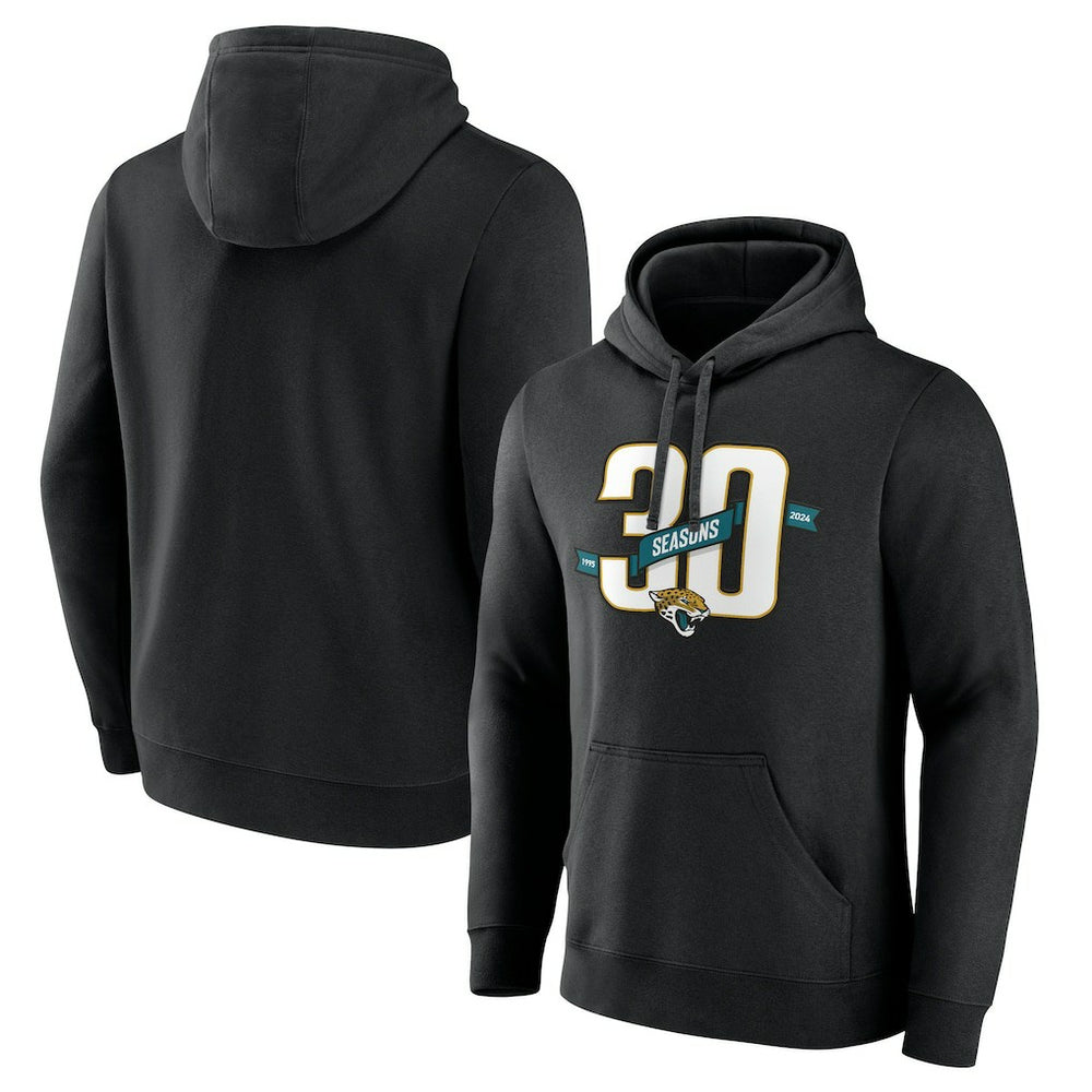 Jacksonville Jaguars 30th Anniversary Pullover Hoodie - Black - NFL