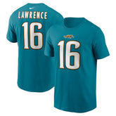 Trevor Lawrence Jacksonville Jaguars Throwback Name & Number T-Shirt - Teal - Nike