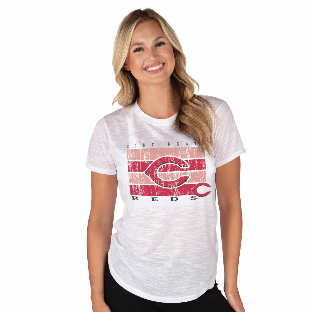 Cincinnati Reds Concepts Sport Women's Infuse Knit Top for sale
