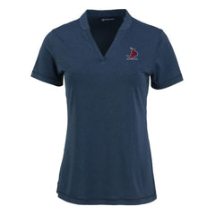St. Louis Cardinals Cutter & Buck Women's Forge Stretch Blade DryTec V-Neck Polo Online