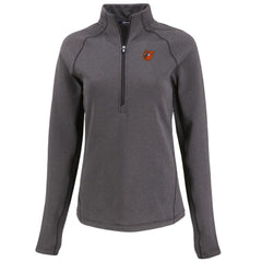 Baltimore Orioles Cutter & Buck Women's Peshastin Eco Fleece Recycled Raglan Half-Zip Top Discount