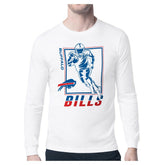 Buffalo Bills Starter Player Grid Graphic Long Sleeve T-Shirt - White - NFL