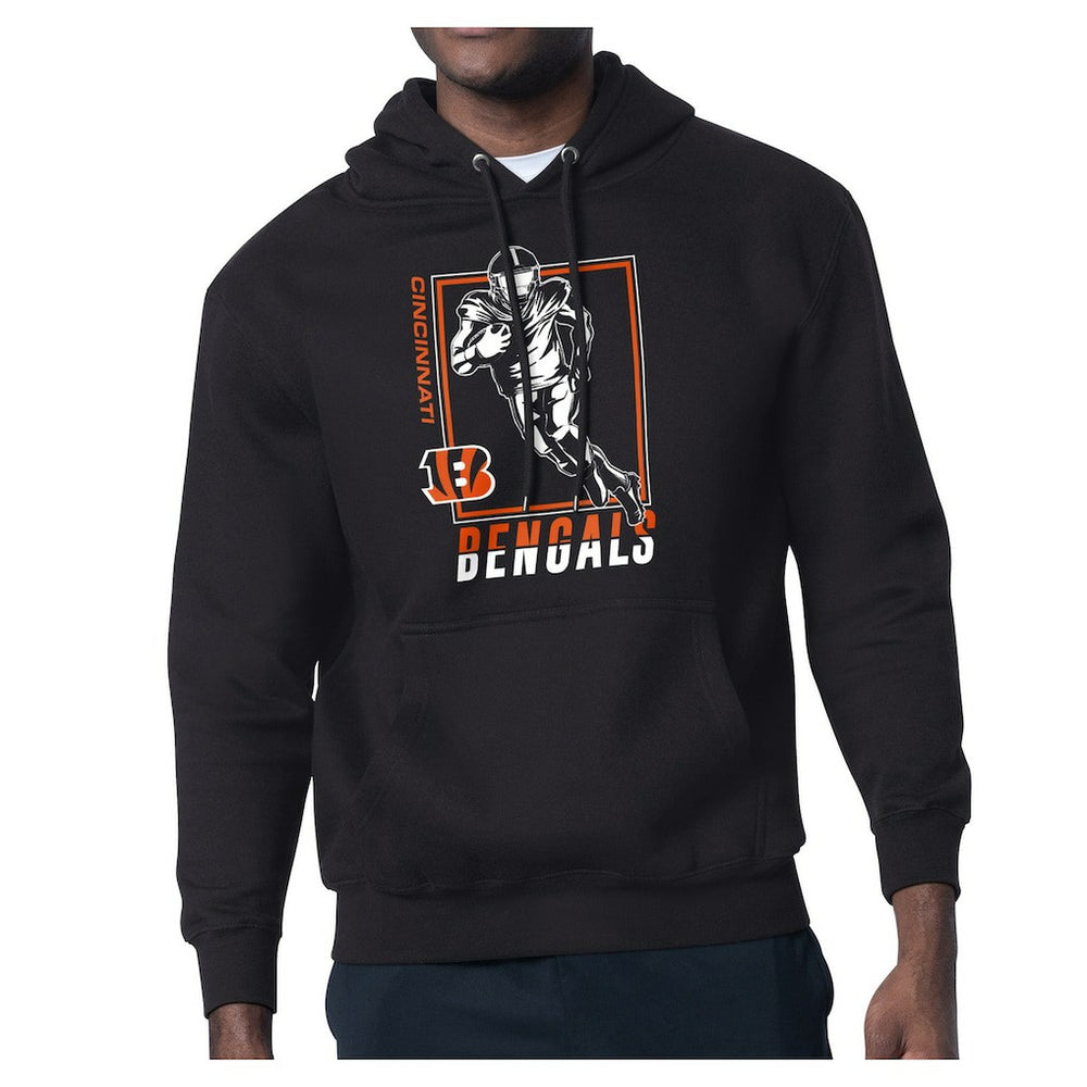 Cincinnati Bengals Starter Player Grid Pullover Hoodie - Black - NFL