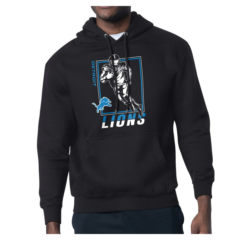 Detroit Lions Starter Player Grid Pullover Hoodie - Black - NFL