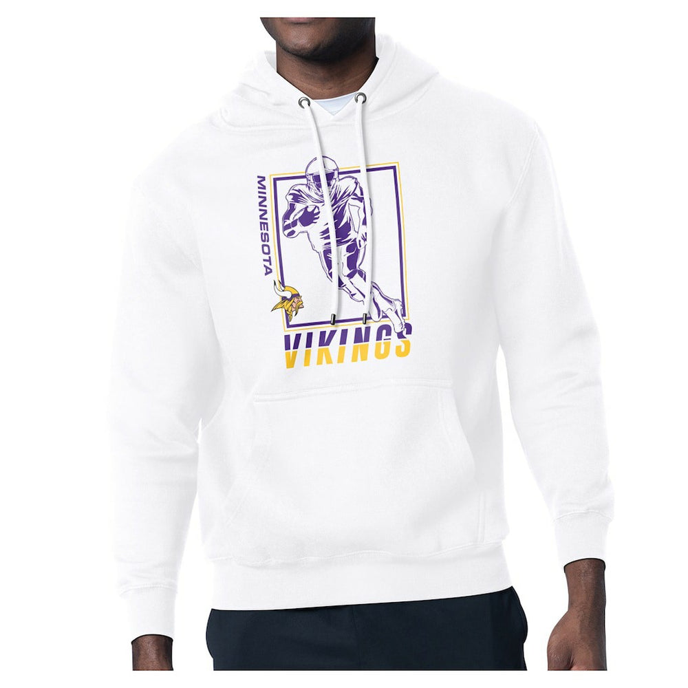Minnesota Vikings Starter Player Grid Pullover Hoodie - White - NFL