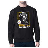 Pittsburgh Steelers Starter Player Grid Pullover Sweatshirt - Black - NFL