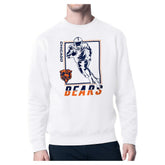 Chicago Bears Starter Player Grid Pullover Sweatshirt - White - NFL