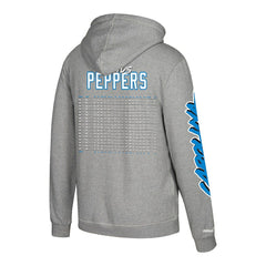 Julius Peppers Carolina Panthers Name & Number Pullover Hoodie – Heather Gray - Mitchell & Ness