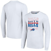 Buffalo Bills Starter Team Name Graphic Long Sleeve T-Shirt - White - NFL