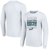 Philadelphia Eagles Starter Team Name Graphic Long Sleeve T-Shirt - White - NFL