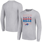 Buffalo Bills Starter Team Name Graphic Long Sleeve T-Shirt - Heather Gray - NFL