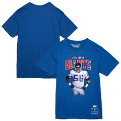 Lawrence Taylor New York Giants Sideline Retired Player T-Shirt - Royal - Mitchell & Ness