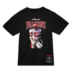 Deion Sanders Atlanta Falcons Sideline Retired Player T-Shirt - Black - Mitchell & Ness