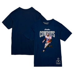 Emmitt Smith Dallas Cowboys Sideline Retired Player T-Shirt - Navy - Mitchell & Ness
