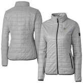 Green Bay Packers Cutter & Buck Women's Rainier PrimaLoft Eco Insulated Full-Zip Puffer Jacket - Gray - NFL