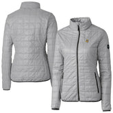 Minnesota Vikings Cutter & Buck Women's Rainier PrimaLoft Eco Insulated Full-Zip Puffer Jacket - Gray - NFL