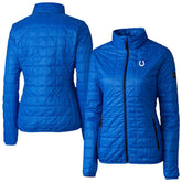 Indianapolis Colts Cutter & Buck Women's Rainier PrimaLoft Eco Insulated Full-Zip Puffer Jacket - Royal - NFL