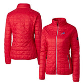 Buffalo Bills Cutter & Buck Women's Rainier PrimaLoft Eco Insulated Full-Zip Puffer Jacket - Red - NFL