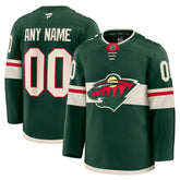 Minnesota Wild Fanatics Home Premium Custom Jersey - Green | Fanatics Clearance