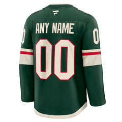 Minnesota Wild Fanatics Home Premium Custom Jersey - Green | Fanatics Clearance