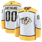 Nashville Predators Fanatics Away Premium Custom Jersey - White | Fanatics Lifestyle