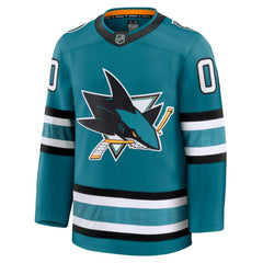 San Jose Sharks Fanatics Home Premium Custom Jersey - Teal | Fanatics Lifestyle