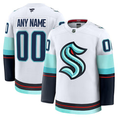 Seattle Kraken Fanatics Away Premium Custom Jersey - White | Fanatics sale
