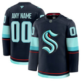 Seattle Kraken Fanatics Home Premium Custom Jersey - Deep Sea Blue | Fanatics online