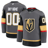 Vegas Golden Knights Fanatics Alternate Premium Custom Jersey - Gray | Fanatics Lifestyle