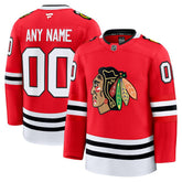 Chicago Blackhawks Fanatics Home Premium Custom Jersey - Red | Fanatics online