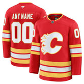 Calgary Flames Fanatics Home Premium Custom Jersey - Red | Fanatics online