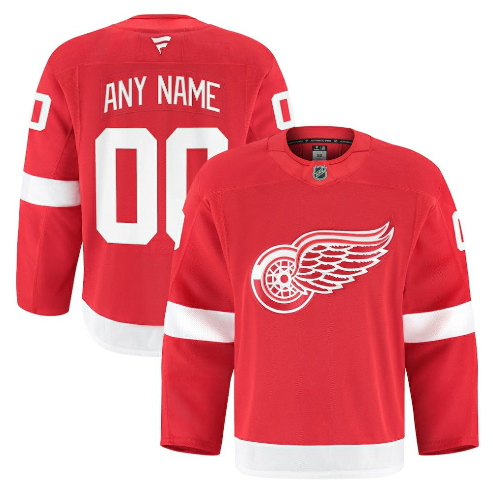 Detroit Red Wings Fanatics Home Authentic Pro Custom Jersey - Red | Fanatics discount