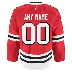 Chicago Blackhawks Fanatics Home Authentic Pro Custom Jersey - Red | Fanatics Lifestyle