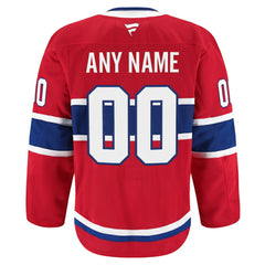 Montreal Canadiens Fanatics Home Authentic Pro Custom Jersey - Red | Fanatics Clearance