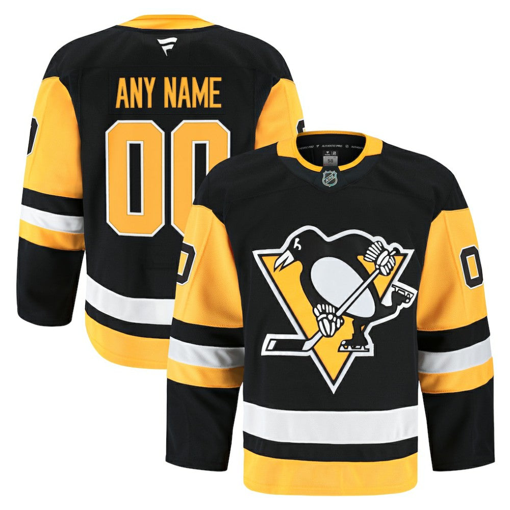Pittsburgh Penguins Fanatics Home Authentic Pro Custom Jersey - Black | Fanatics discount