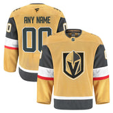 Vegas Golden Knights Fanatics Home Authentic Pro Custom Jersey - Gold | Fanatics sale