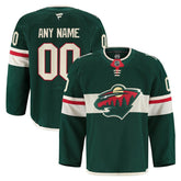 Minnesota Wild Fanatics Home Authentic Pro Custom Jersey - Green | Fanatics online