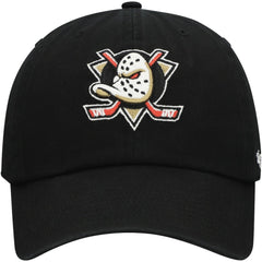 Anaheim Ducks '47 Core Logo Clean Up Adjustable Hat - Black | 47 brand online
