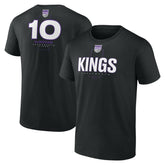 DeMar DeRozan Sacramento Kings Behind The Back Name & Number T-Shirt - Black