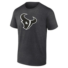 Houston Texans Personalized Name & Number Monochrome T-Shirt - Charcoal - NFL
