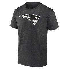 New England Patriots Personalized Name & Number Monochrome T-Shirt - Charcoal - NFL