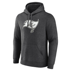 Tampa Bay Buccaneers Personalized Name & Number Monochrome Pullover Hoodie - Charcoal - NFL