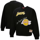 Mitchell & Ness Los Angeles Lakers Women's Hardwood Classics Home Team Pullover Sweatshirt Black