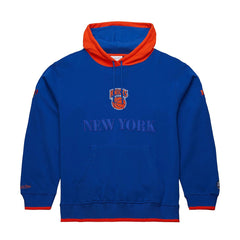 Mitchell & Ness New York Knicks Hardwood Classics Team OG 3.0 Pullover Hoodie Royal