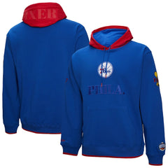 Mitchell & Ness Philadelphia 76ers Hardwood Classics Team OG 3.0 Pullover Hoodie Royal