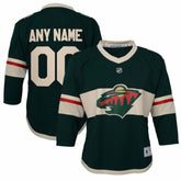 Minnesota Wild Youth Replica Custom Jersey - Green | NHL sale