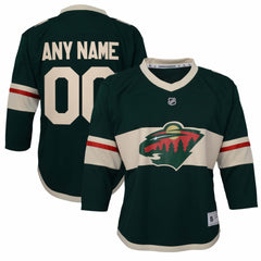 Minnesota Wild Youth Replica Custom Jersey - Green | NHL sale