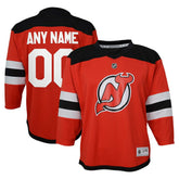 New Jersey Devils Youth Replica Custom Jersey - Red | NHL Clearance